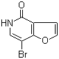 结构式 CAS# 603301-02-6, 7-溴-5H-呋喃并[3,2-c]吡啶-4-酮
