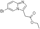 结构式 CAS# 603311-76-8, 2-(6-溴咪唑并[1,2-a]吡啶-3-基)乙酸乙酯