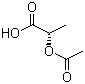(S)-(-)-2-乙酰氧基丙酸分子结构 (CAS 6034-46-4)