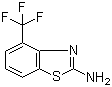4-(Trifluoromethyl)-1,3-benzothiazol-2-amine molecular structure (CAS 60388-36-5)