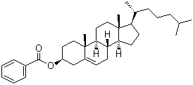 structure of CAS# 604-32-0, Cholesteryl benzoate;5-Cholesten-3-yl benzoate