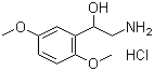 alpha-(Aminomethyl)-2,5-dimethoxybenzyl alcohol hydrochloride molecular structure (CAS 60407-53-6)