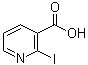 2-Iodo-3-pyridinecarboxylic acid molecular structure (CAS 6042-35-9)