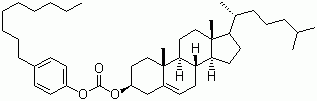 Cholesteryl 4-nonylphenyl carbonate molecular structure (CAS 60474-62-6)