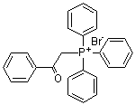 (苯甲酰基甲基)三苯基溴化鏻分子结构 (CAS 6048-29-9)
