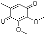 2,3-Dimethoxy-5-methyl-p-benzoquinone molecular structure (CAS 605-94-7)