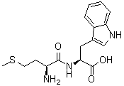 结构式 CAS# 60535-02-6, L-蛋氨酰-L-色氨酸