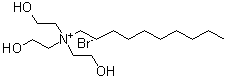 Decyltriethanolammonium Bromide molecular structure (CAS 60535-39-9)