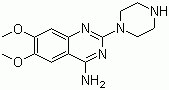 2-Piperazine-4-amino-6,7-dimethoxyquinazoline  molecular structure (CAS 60547-97-9)
