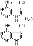 结构式 CAS# 6055-72-7, 腺嘌呤盐酸盐; 盐酸腺嘌呤; 6-氨基嘌呤盐酸盐