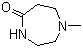 structure of CAS# 60565-89-1, N-Methyl-5-homopiperazinone