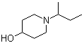 1-(1-Methylpropyl)-4-piperidinol molecular structure (CAS 606489-66-1)