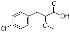 3-(4-Chlorophenyl)-2-methoxypropanoic acid molecular structure (CAS 606493-11-2)