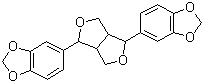 结构式 CAS# 607-80-7, 芝麻素