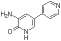 结构式 CAS# 60719-84-8, 氨力农; 5-氨基-[3,4'双吡啶]-6(1H)-酮