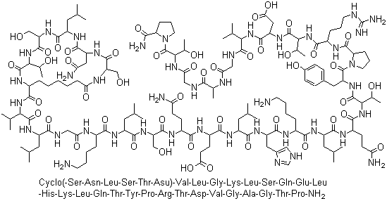 Elcatonin molecular structure (CAS 60731-46-6)