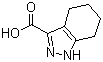 4,5,6,7-四氢-1H-吲唑-3-甲酸分子结构 (CAS 6076-13-7)