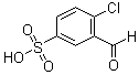 结构式 CAS# 60767-69-3, 4-氯-3-甲酰基苯磺酸