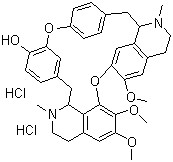 Berbamine dihydrochloride molecular structure (CAS 6078-17-7)