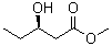 structure of CAS# 60793-22-8, (R)-3-Hydroxypentanoic acid methyl ester;(R)-3-Hydroxyvaleric acid methyl ester; (R)-Methyl 3-hydroxypentanoate; Methyl (3R)-3-hydroxypentanoate; Methyl (3R)-hydroxypentanoate; Methyl (3R)-hydroxyvalerate; Methyl (R)-(-)-3-hydroxypentanoate