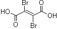 反式-2,3-二溴丁烯二酸分子结构 (CAS 608-38-8)