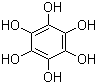 structure of CAS# 608-80-0, Hexahydroxybenzene;1,2,3,4,5,6-Benzenehexaol; 1,2,3,4,5,6-Benzenehexol; NSC 528169
