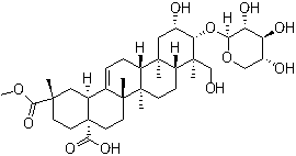 商陆皂甙乙分子结构 (CAS 60820-94-2)
