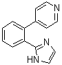 4-[2-(1H-Imidazol-2-yl)phenyl]pyridine molecular structure (CAS 608515-26-0)