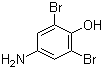 structure of CAS# 609-21-2, 4-Amino-2,6-dibromophenol