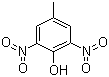 结构式 CAS# 609-93-8, 2,6-二硝基-4-甲基苯酚