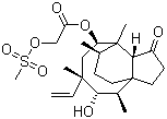 Pleuromutilin-22-mesylate molecular structure (CAS 60924-38-1)