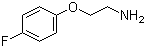 2-(4-氟苯氧基)乙胺分子结构 (CAS 6096-89-5)