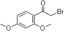 结构式 CAS# 60965-26-6, 2-溴-2',4'-二甲氧基苯乙酮