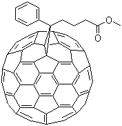 [6,6]-Phenyl C71 butyric acid methyl ester molecular structure (CAS 609771-63-3)