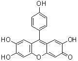 4-Hydroxyphenylfluorone molecular structure (CAS 6098-76-6)