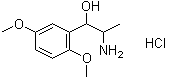 结构式 CAS# 61-16-5, 盐酸甲氧明