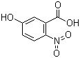 5-羟基-2-硝基苯甲酸分子结构 (CAS 610-37-7)