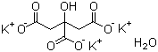 结构式 CAS# 6100-05-6, 柠檬酸钾