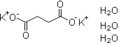 structure of CAS# 6100-18-1, Succinic acid dipotassium salt trihydrate