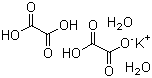 structure of CAS# 6100-20-5, Potassium tetroxalate dihydrate;Potassium trihydrogen dioxalate dihydrate