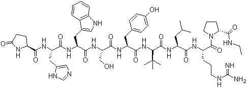 Lecirelin molecular structure (CAS 61012-19-9)