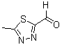 5-Methyl-1,3,4-thiadiazole-2-carboxaldehyde molecular structure (CAS 61018-49-3)