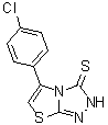 5-(4-Chlorophenyl)thiazolo[2,3-c]-1,2,4-triazole-3(2H)-thione molecular structure (CAS 610276-80-7)