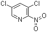 structure of CAS# 610278-88-1, 3,5-Dichloro-2-nitropyridine