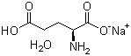 结构式 CAS# 6106-04-3, 谷氨酸钠一水合物; L-2-氨基戊二酸钠一水合物