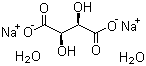 Disodium tartrate dihydrate molecular structure (CAS 6106-24-7)