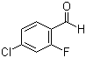 4-氯-2-氟苯甲醛分子结构 (CAS 61072-56-8)