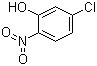 2-硝基-5-氯苯酚分子结构 (CAS 611-07-4)