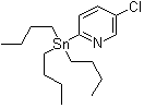 结构式 CAS# 611168-63-9, 5-氯-2-(三丁基锡烷基)吡啶