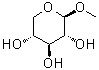 Methyl beta-D-xylopyranoside molecular structure (CAS 612-05-5)